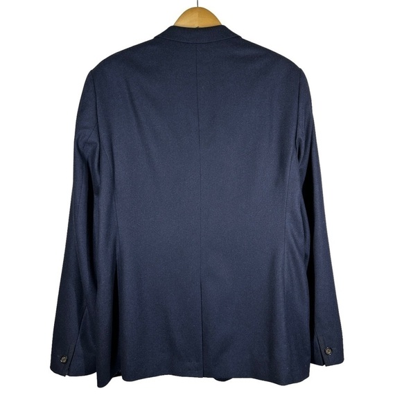NWOT Ted Baker London Matza Wool Blend Sport Coat Navy 6 US XXL - Picture 13 of 13